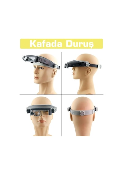 Texta 81007p Led Işıklı Kuyumcu Kafa Büyüteci