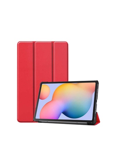 Lenovo Tab M10 Plus 2020 Tb-x606f Uyumlu Smart Cover Standlı 1-1 Tablet Kılıfı - Mor - T15731