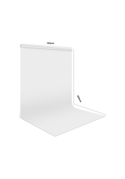 150 200cm T Stand Bar Fon Tutucu + Beyaz Fon Perde White Background Backdrop Çekim T-shape