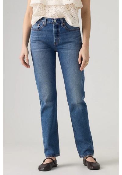 Levi's Kadın 501 Med Indigo Jeans-16496 Mavi