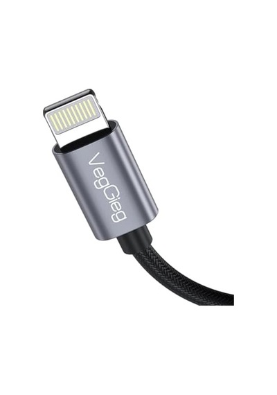Lightning To 3.5mm Örgülü Kulaklık Dönüştürücü Adaptör