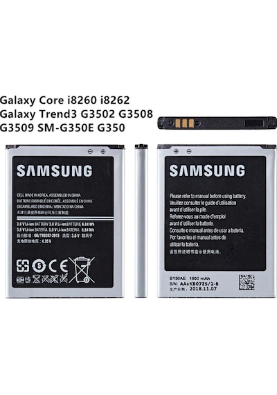 Samsung Galaxy Uyumlu Core Plus Batarya Pil - Sm-g350 Batarya -