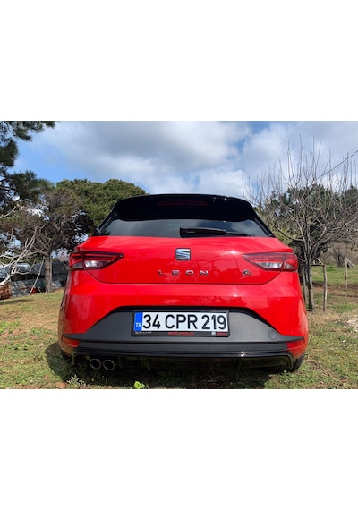 Seat Leon Mk3 Fr 2013- Difüzör (plastik) Arka Tampon Ek-difüzör