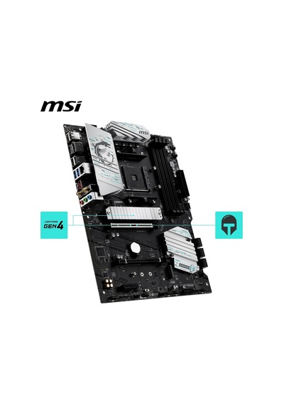 B550 Gamıng Wıfı Am4 Anakart, Ddr4 4400mhz, Pcıe 4.0, Wi-fi 5, 1g Lan, Usb 10gbps, Atx