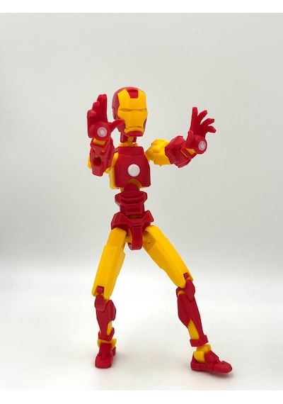 Dummy Iron Man Eklemleri Hareketli 14 Cm Mini Figür Ironman