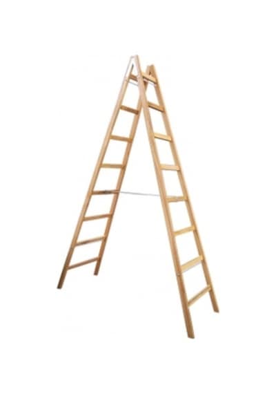 Ev Tipi / A Tipi Ahşap Merdiven 2 Basamaklı-Ev Tipi Ahşap