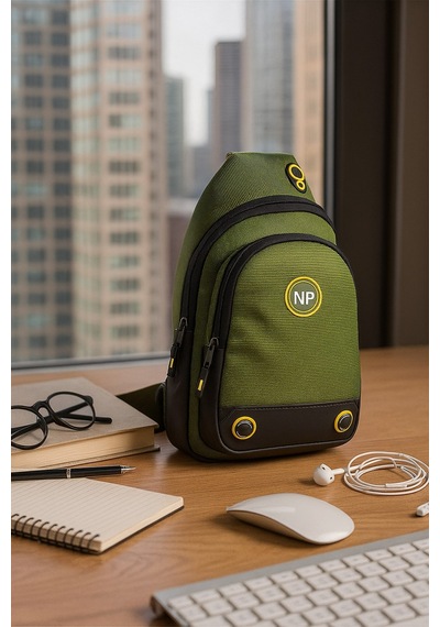 Newish Polo Body Bag Çapraz Göğüs Ve Sırt Çantası-yeşi Qatro 2260 Yeşil