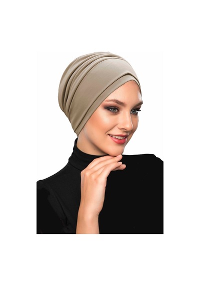 Elysianfidan Çift Katlı Astarlı Bej Hazır Türban Tesettür Dış Ve Havuz Bonesi Elysianfidan Çift Katlı Astarlı Bej Hazır Türban Tesettür Dış Ve Havuz Bonesi