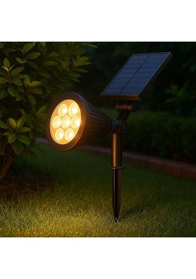 Lexroo 7w Solar Led Bahçe Armatürü 3200k Günışığı Standart