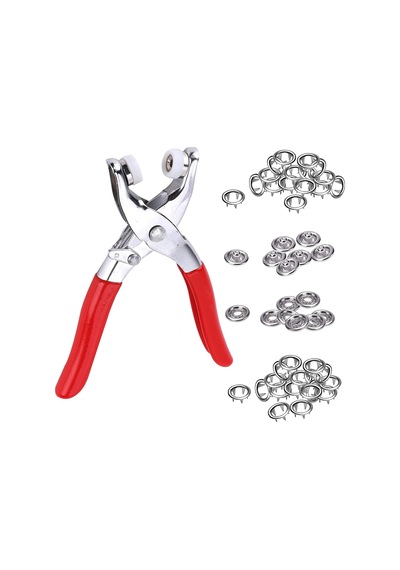Konyax Metal Çıtçıt Pensesi Ve Düğme Seti