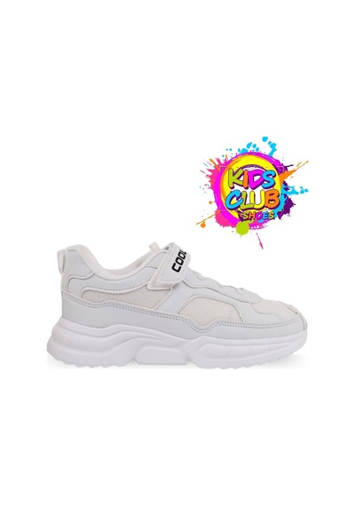 Cool Zoom-24 Sneaker Ortopedik Çocuk Spor Ayakkabı Beyaz