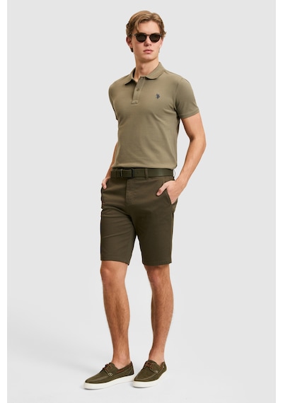 U.S. Polo Assn. U.s. Polo Assn. Erkek Koyu Haki Şort / Bermuda 50322320-vr111