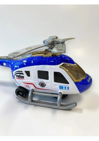 Mey İthalat 8814 Sesli Işıklı Çarp Dön Helikopter-krs