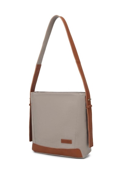 Smart Bags Kanvas Kadın Omuz Çantası Smk Kn-1331 Koyu Gri