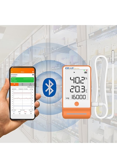 Elitech Gsp-6 Pro Akıllı Sıcaklık Ve Nem Kaydedici