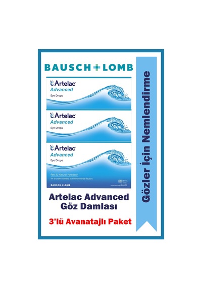 Artelac Advanced 30 Flakon 0,5 Ml 3 Adet