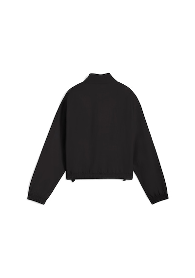 Puma Her Woven Half-zip Crew Kadın Yetişkin Sweatshirt Siyah