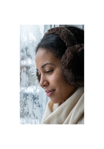 Emybox Soft Peluş Kulaklık - Kışlık Sıcak Tutan Kulak Koruyucu Yumuşak Dokulu Faux Fur Kadın Kulaklığı Kahverengi