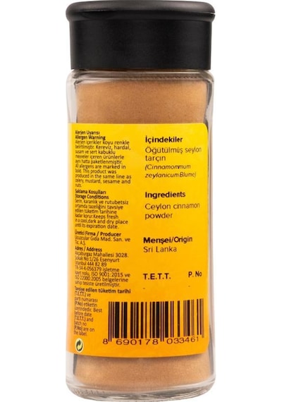 Hayfene Seylon Seylan Tarçın Öğütülmüş 35 G