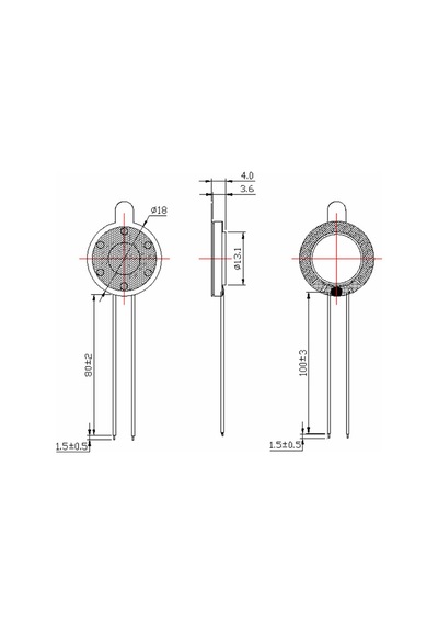 Hoparlör 1w 8ohm 18mm Yuvarlak 8cm Kablolu Mini 1.8cm Speaker Ses Müzik Amfi Ürün Müze Otomobil Tel