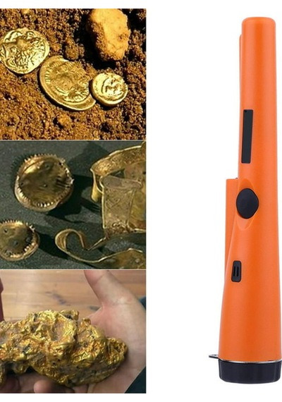 Anunnaki Pointer Altın Metal Dedektörü Titreşimli Pinpointer Pil + Taşıma Çantası Hediye
