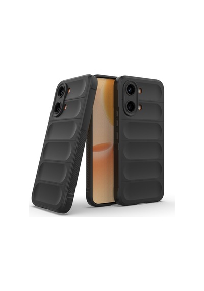 Teleplus Xiaomi Poco X8 Pro Max Kılıf Kamera Korumalı Etnik Silikon Siyah
