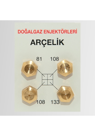 100 Takım Doğalgaz Dönüşüm Ocak Memesi Arçelik