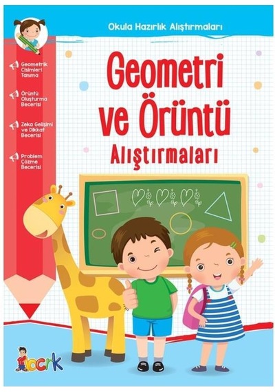 Ema Bıcırık Çocuk Yayınları Geometri ve Örüntü Alıştırmaları