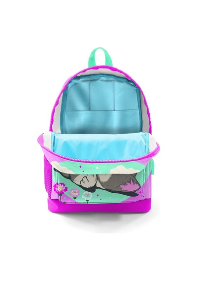 Coral High Kids Su Yeşili Pembe Kedi Desenli USB Şarjlı Kulaklık