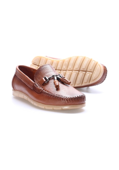 Fast Step Hakiki Deri Erkek Casual Ayakkabı 628maf61 Taba