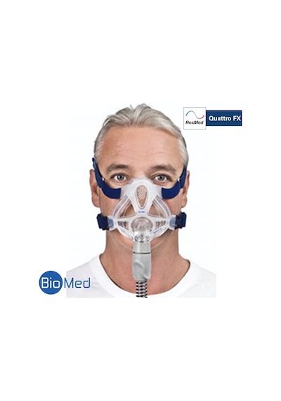 Resmed Quattro Fx Cpap Maskesi - Small Ağız Burun Cpap Maskesi