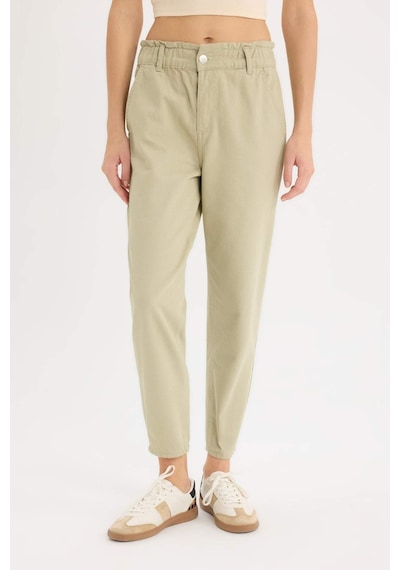 DeFacto Paperbag Gabardin Kumaş Pantolon Standart Paça Cepli S2790AZ25SPKH445
