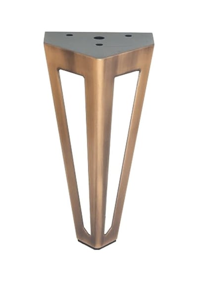 Karakoçaksesuar Karakoç, Neptün 14 Cm Metal Antik Bakır Koltuk,Baza,Mobilya Ayağı