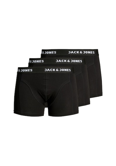 Jack & Jones 12171944 Erkek Boxer 3'Lü Siyah