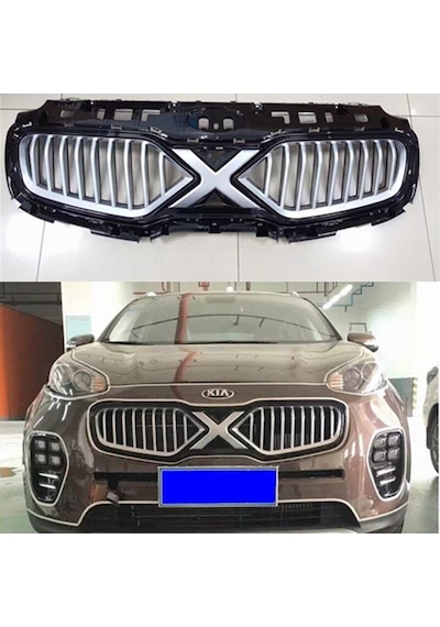 Autogp Kia Sportage Kx5 Ön Panjur Izgara 2016+ Pnd58067