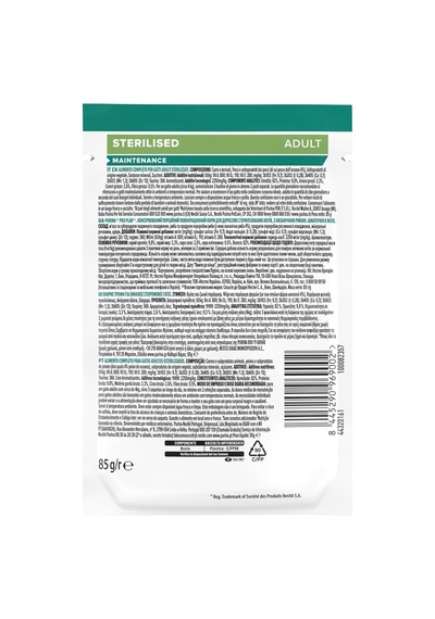 Tr Kısırlaştırılmış Kediler İçin Okyanus Balıklı Yaş Mama 85 Gr