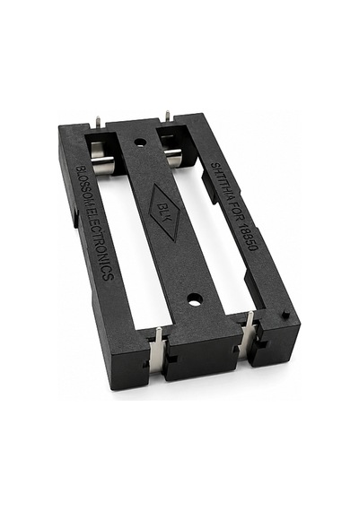 Robodünya 2'li 18650 Pcb Montaj Tip Lityum Li-ion Pil Yuvası - 4 Pin