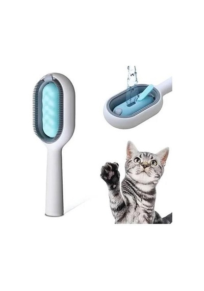 Süslüpati Kedi Köpek Tüy Alma Toplama Tarağı Sıcak Su Torbalı Mavi