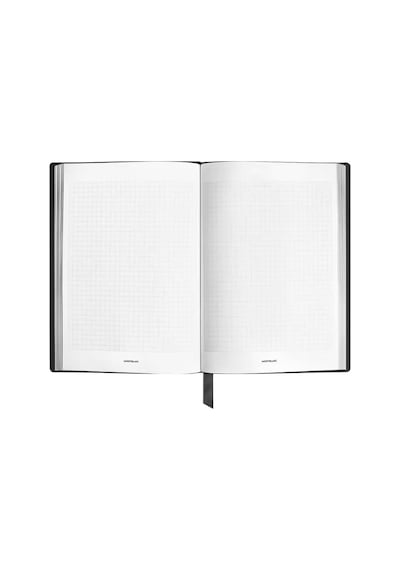 Montblanc Saffiano Deri Siyah Orta Boy Defter 134752