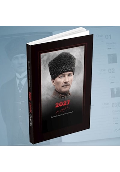 2027 Atatürk Ajandası - Komutan Siyah