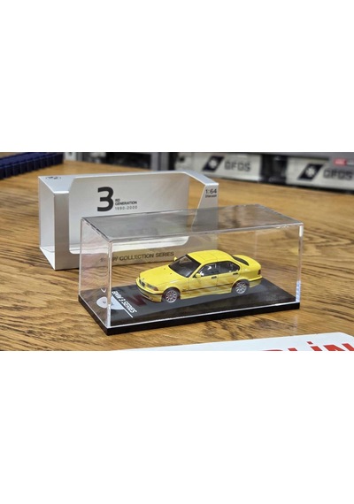 1/64 Bmw E36 Sarı - Collector Edition 50 Years Bmw 3 Series