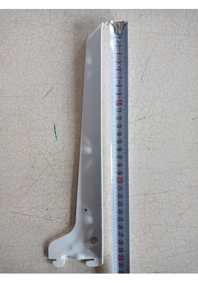 Beyaz Raf Desteği 30 Cm 4 Adet Beyaz