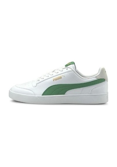 Puma Shuffle - Erkek Beyaz Yeşil Spor Ayakkabı 30966813 E-421 Beyaz