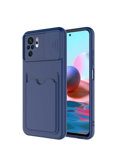 Xiaomi Redmi Note 10S Kılıf Zore Kartix Kartlık Bölmeli Kılıf