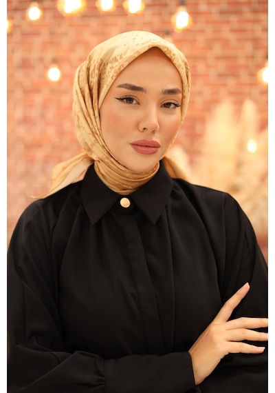 Silk Home Shiny Eşarp 75007-32 Koyu Gold