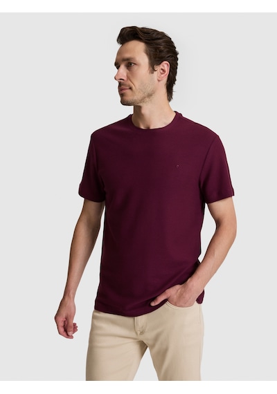 Cacharel Erkek Bordo Tişört 50328374-vr014 Kirmizi