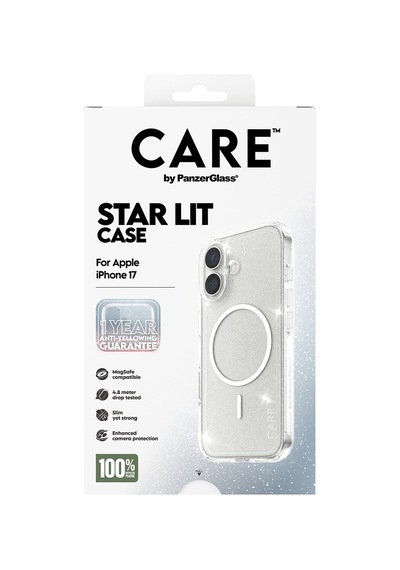 Care By Panzerglass Flagship Apple Uyumlu iPhone 17 Urban Explorer Star Lit Beyaz Magsafe Kılıf