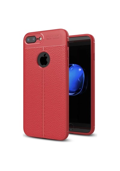Newface Apple İphone 7 Plus Kılıf Auto Focus Kapak - Kırmızı
