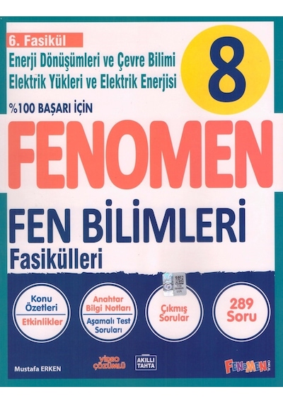 Fenomen 8.sınıf Fen Bilimleri 6.fasikül Enerji Dönüşümleri