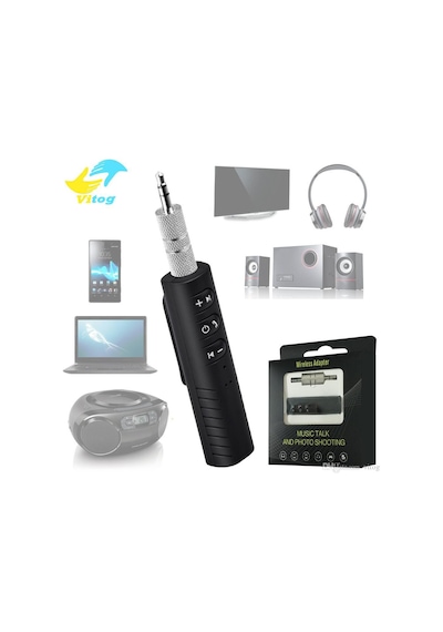 Bluetooth Aux Araç Kiti Samsung Sony Htc Lg Huawei İphone